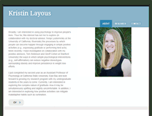 Tablet Screenshot of kristinlayous.com